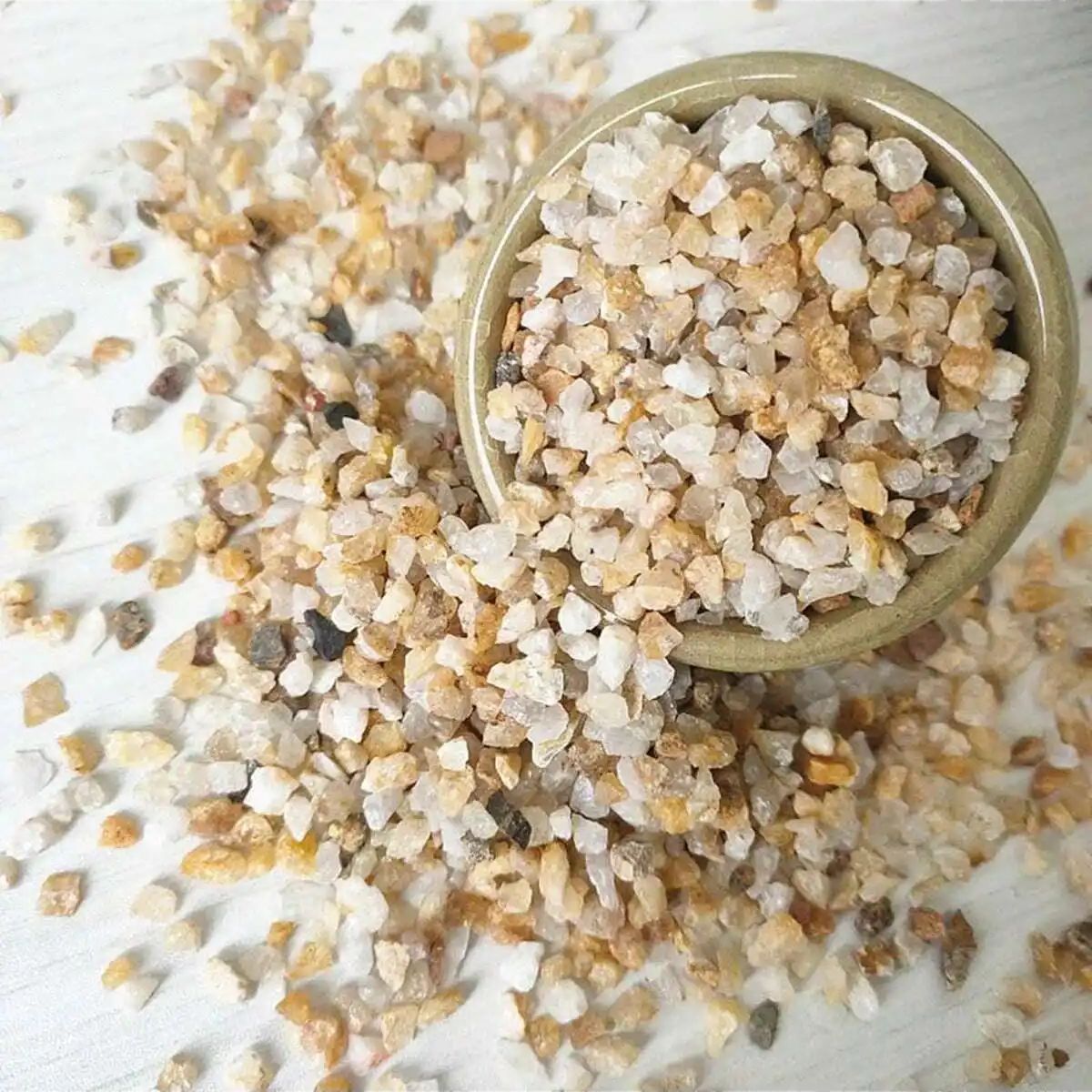 Aquarium Fish Pot - 1pc-250g Natural Crystals Gravel Stone Micro