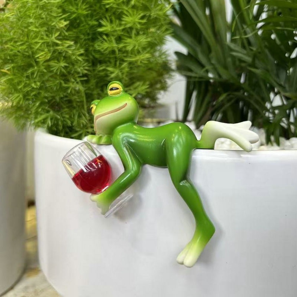 Hanging Flower Pot Edge Frog D - đánh giá và giá Aquarium Fish Pot