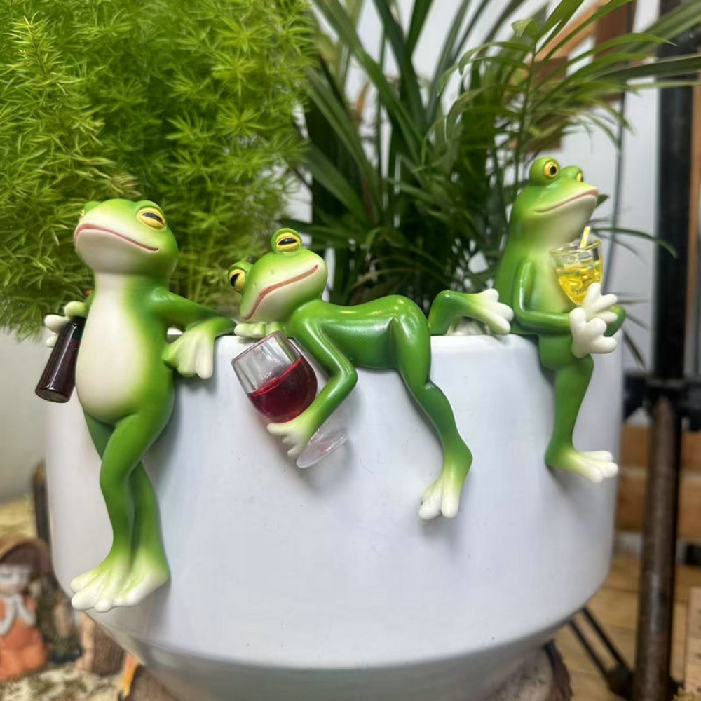Hanging Flower Pot Edge Frog D - đánh giá và giá Aquarium Fish Pot