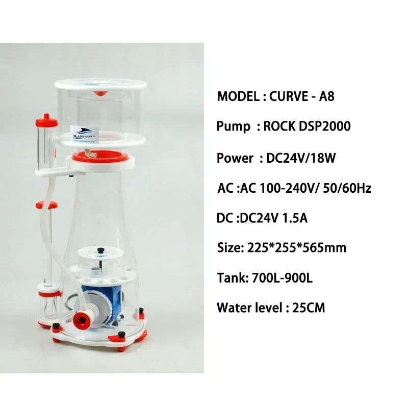 Bubble Magus Curve 5/7/9 A5/A8 - đánh giá và giá Protein Skimmer Reef