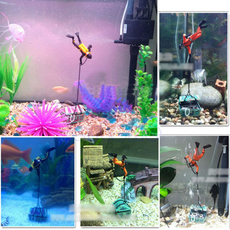 Treasure Frogman Aquarium Orna - đánh giá và giá Aquarium Fish World
