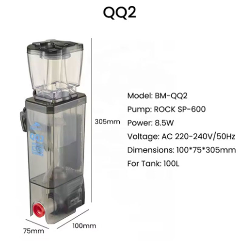 Bubble Magus BM QQ2 Internal P - đánh giá và giá Protein Skimmer Reef