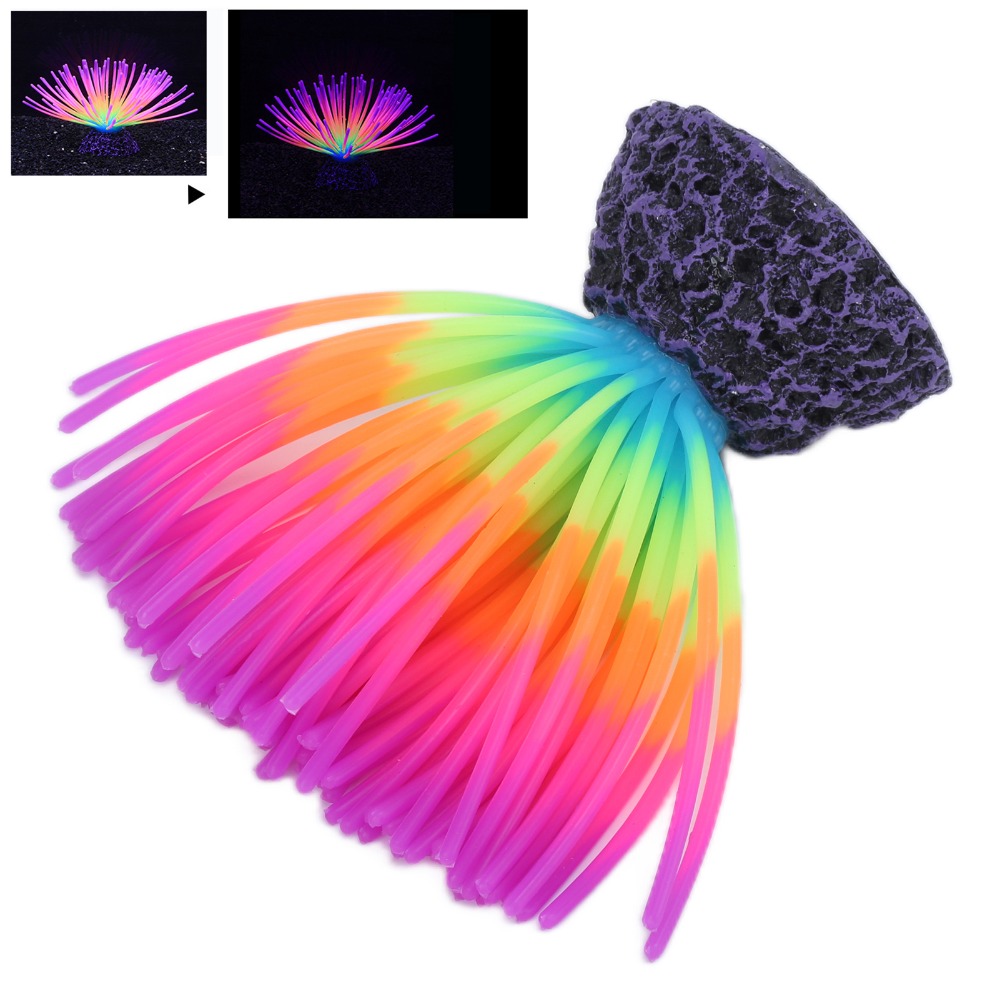 Colorful Aquarium Silicone Cor - đánh giá và giá Aquarium Fish Rainbow