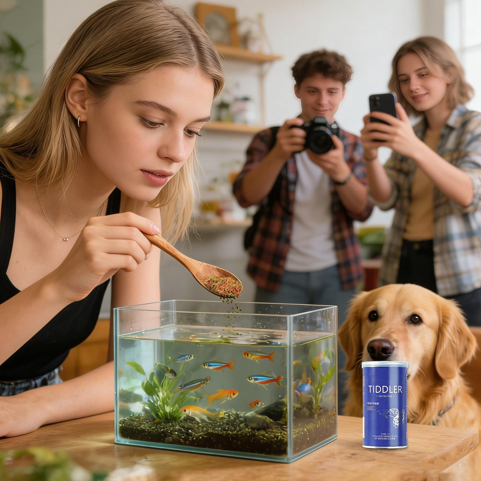 Fish Food Aquarium Feed Small  - đánh giá và giá Aquarium Fish Freshwater