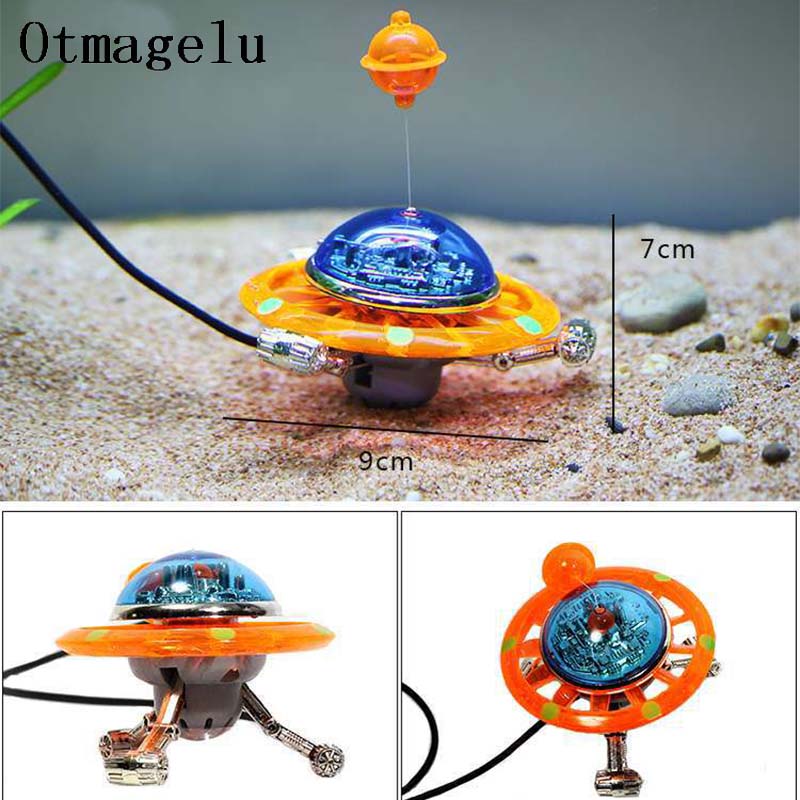 Suspended UFO Aquarium Statue  - đánh giá và giá Aquarium Fish World
