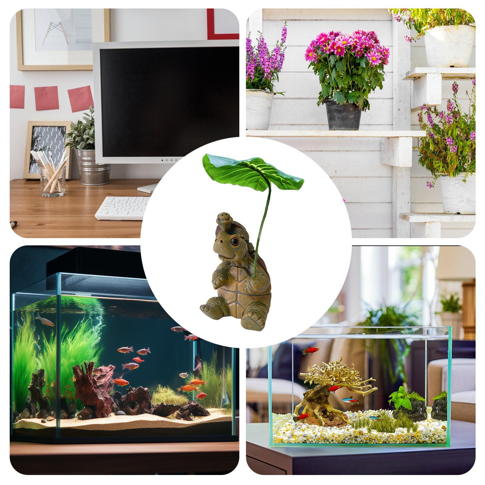 Turtle Figurine Fish Tank Deco - đánh giá và giá Aquarium Fish Pot