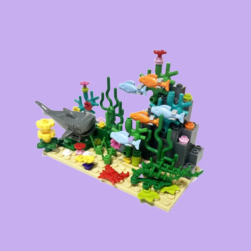 City MOC Aquarium Underwater W - đánh giá và giá Aquarium Fish World